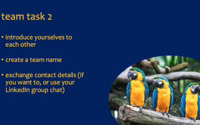 Give spoken instructions in writing too